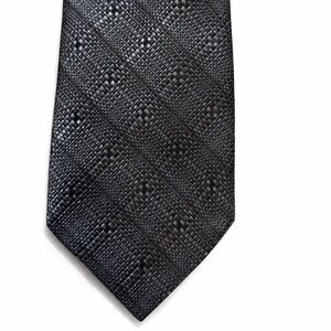 Murano Charcoal & Black Textured Tie